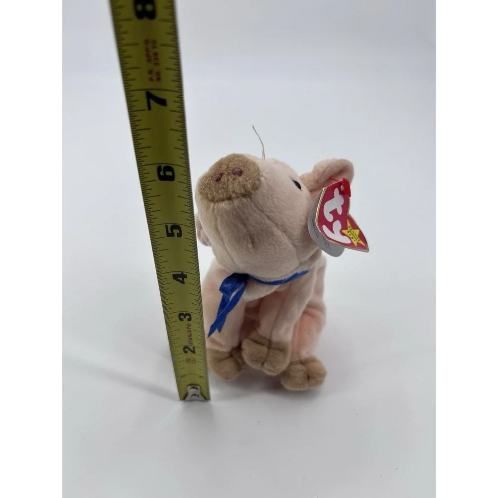 Ty Beanie Baby Knuckles Pig NWT Retired 1990s Pink Farm‎ Plush Toy